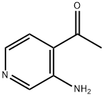 1-(3-アミノピリジン-4-イル)エタノン 化学構造式
