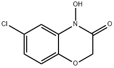 4-Hydroxy-6-chloro-2,3-dihydro-4H-1,4-benzooxazine-3-one Structure