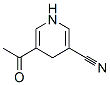 3-Pyridinecarbonitrile, 5-acetyl-1,4-dihydro- (9CI) Structure