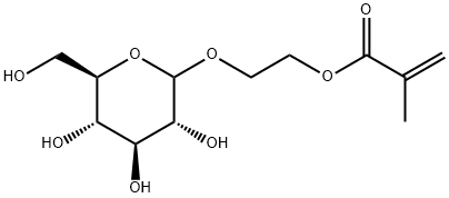 糖基氧乙基甲基丙烯酸酯 溶液, 132153-62-9, 结构式