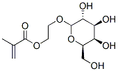 2-[(3R,4S,5R,6R)-3,4,5-trihydroxy-6-(hydroxymethyl)oxan-2-yl]oxyethyl 2-methylprop-2-enoate 结构式