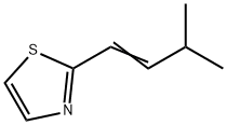 Thiazole,  2-(3-methyl-1-butenyl)-  (9CI) Structure