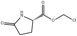 L-5-氧代脯氨酸氯甲基酯(9CI) 结构式