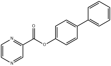 4-Biphenylyl pyrazinoate,132172-95-3,结构式