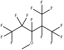 1,1,1,2,3,4,4,5,5,5-デカフルオロ-3-メトキシ-2-(トリフルオロメチル)ペンタン 化学構造式