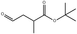 TERT BUTYL 2-METHYL- 4-OXOBUTANOATE Structure