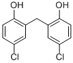 亚甲基双对氯酚,1322-43-6,结构式