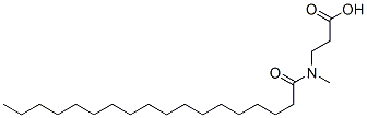 N-methyl-N-(1-oxooctadecyl)-beta-alanine 结构式