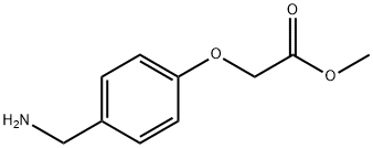 2-(4-(氨甲基)苯氧基)乙酸甲酯 结构式