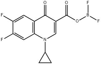 4(1H)-Quinolinone, 1-cyclopropyl-3-[[(difluoroboryl)oxy]carbonyl]-6,7-difluoro- (9CI)|