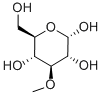 3-O-メチル-α-D-グルコピラノース 化学構造式