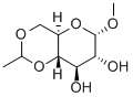 METHYL-4,6-O-ETHYLIDENE-ALPHA-D-GLUCOPYRANOSIDE 化学構造式