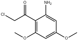 Ethanone,  1-(2-amino-4,6-dimethoxyphenyl)-2-chloro- Struktur
