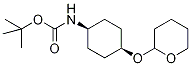 CIS-[2-(4-TERT-ブチルオキシカルボニルアミノ)シクロヘキシルオキシ]テトラヒドロ-2H-ピラン-D5 化学構造式