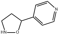 Pyridine, 4-(5-isoxazolidinyl)- (9CI) Structure