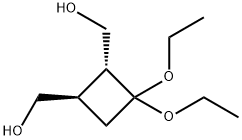 132294-22-5 1,2-Cyclobutanedimethanol,3,3-diethoxy-,(1R-trans)-(9CI)