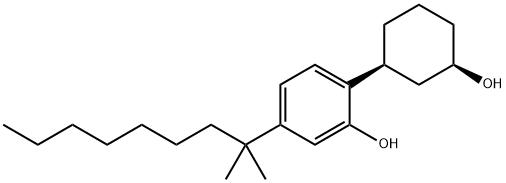 5-(1,1-Dimethyloctyl)-2-[(1S,3R)-3-hydroxycyclohexyl]phenol,132296-11-8,结构式