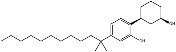 5-(1,1-Dimethylundecyl)-2-[(1S,3R)-3-hydroxycyclohexyl]phenol Structure