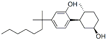 5-(1,1-Dimethylheptyl)-2-[(1R,2R,5R)-5-hydroxy-2-methylcyclohexyl]phenol Struktur