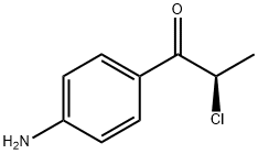 1-Propanone, 1-(4-aminophenyl)-2-chloro-, (R)- (9CI) Struktur