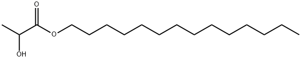 乳酸テトラデシル 化学構造式