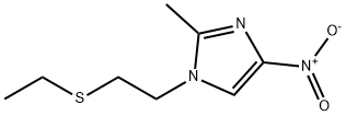 1-[2-(Этилтио)этил]-2-метил-4-нитроимидазол структура