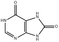 2,3,7,9-四氢-1H-嘌呤-6,8-二酮 结构式