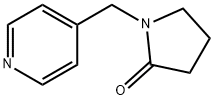 1-(ピリジン-4-イルメチル)ピロリジン-2-オン 化学構造式