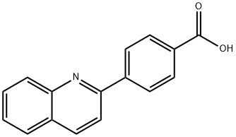 4-(Quinolin-2-yl)benzoic acid Struktur