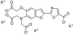 钙离子荧光探针MAG-FURA-2 四钾盐, 132319-57-4, 结构式