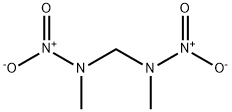 N,N'-メチレンビス(N-ニトロメタンアミン) 化学構造式