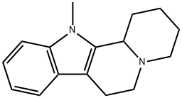 1,2,3,4,6,7,12,12b-Octahydro-12-methylindolo[2,3-a]quinolizine Structure