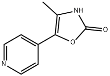 4-methyl-5-(4-pyridinyl)-2(3H)-oxazolone 化学構造式