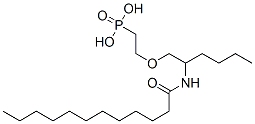 2-dodecanoylamino-1-hexanolphosphoglycol Struktur