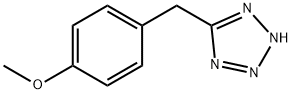 1H-四唑,5-[(4-甲氧基苯基)甲基]- 结构式