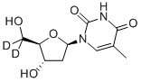 [5',5''-2H2]THYMIDINE 结构式