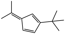 2-(tert-Bytyl)-5-(1-methylethylidene)-1,3-cyclopentadiene Struktur