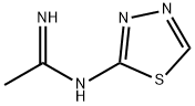 Ethanimidamide,  N-1,3,4-thiadiazol-2-yl- Struktur