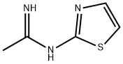 Ethanimidamide,  N-2-thiazolyl- 化学構造式