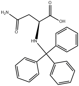 N'-Trityl-L-asparagine Struktur