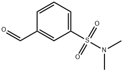 3-Formyl-N,N-dimethyl-benzenesulfonamide,132390-68-2,结构式