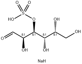 D-Galactose-3-sulfate SodiuM Salt, 13240-30-7, 结构式