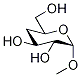 Methyl 4-deoxy-α-D-xylo-hexopyranoside 结构式