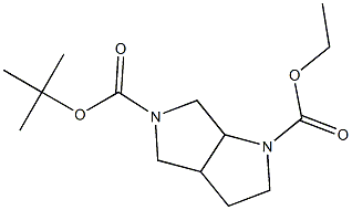 Pyrrolo[3,4-b]pyrrole-1,5-dicarboxylic acid, hexahydro-, 5-(1,1-diMethylethyl) 1-ethyl ester|