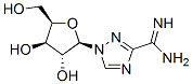 1-[(2R,3R,4R,5R)-3,4-dihydroxy-5-(hydroxymethyl)oxolan-2-yl]-1,2,4-triazole-3-carboximidamide 结构式