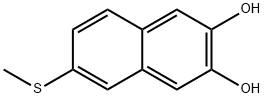 2,3-Naphthalenediol, 6-(methylthio)- (9CI)|