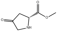 D-Proline, 4-oxo-, methyl ester (9CI) 化学構造式