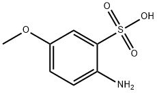 对氨基苯甲醚-3-磺酸,13244-33-2,结构式