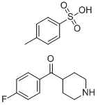 4-(4-FLUOROBENZOYL)PIPERIDINE P-TOLUENESULFONATE Structure