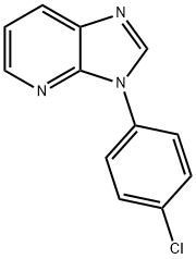 3-(4-Chlorophenyl)-3H-imidazo(4,5-b)pyridine Structure